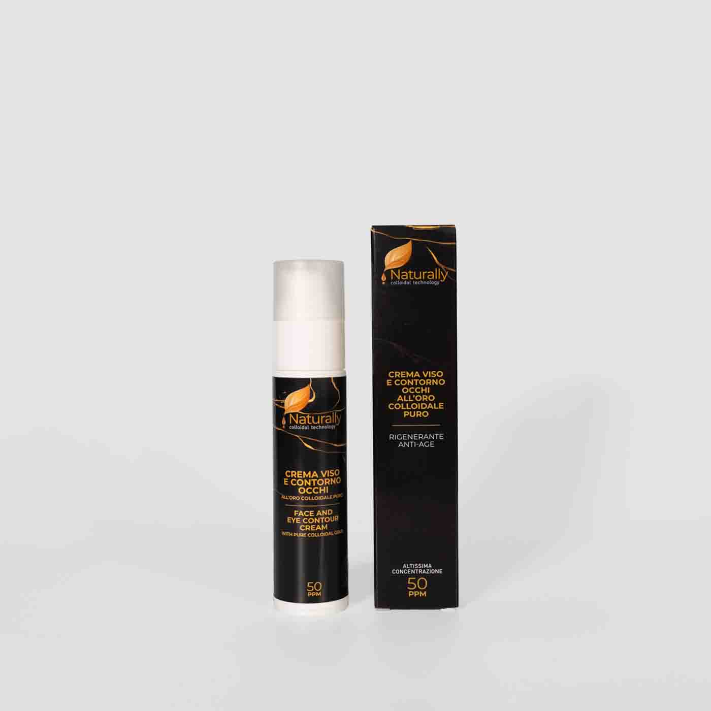 Crema Viso E Contorno Occhi all'Oro Colloidale
