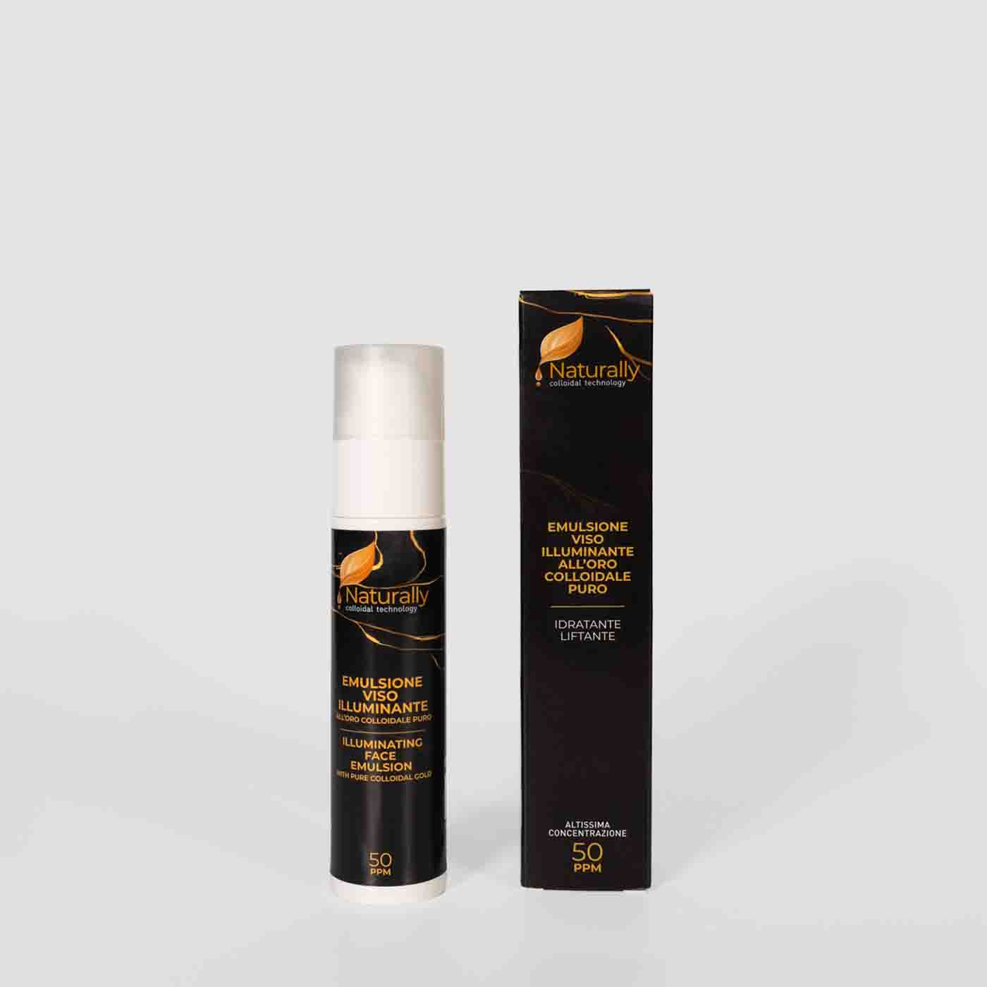 Emulsione Viso Illuminante all'Oro Colloidale