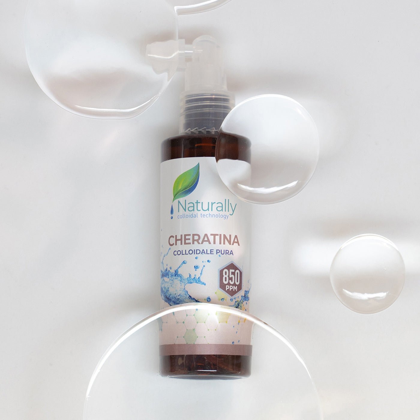 grafica cheratina colloidale pura - Naturallly integratori naturali